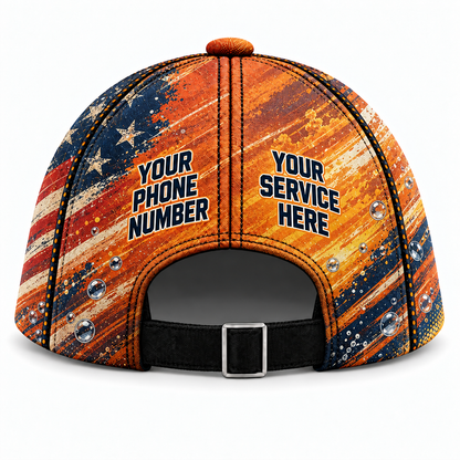 WCN006 personalized cap back product mockup