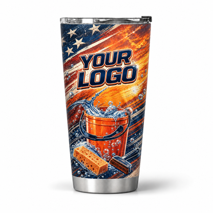WCN006 personalized tumbler 20oz front product mockup