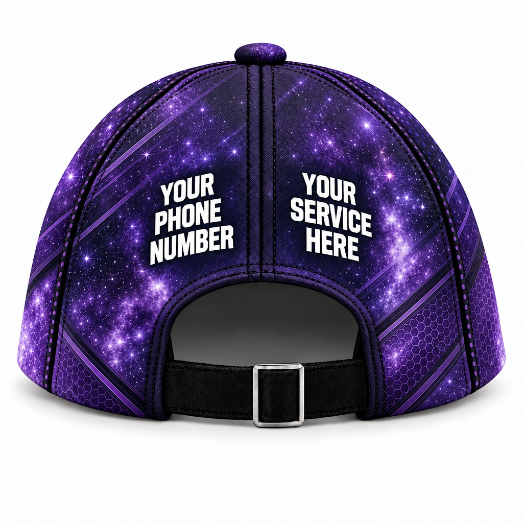 WCN007 personalized cap back product mockup