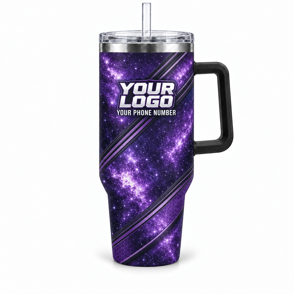WCN007 personalized tumbler 40oz front product mockup