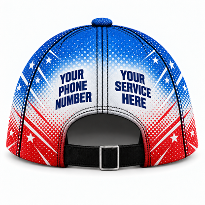 WCN008 personalized cap back product mockup