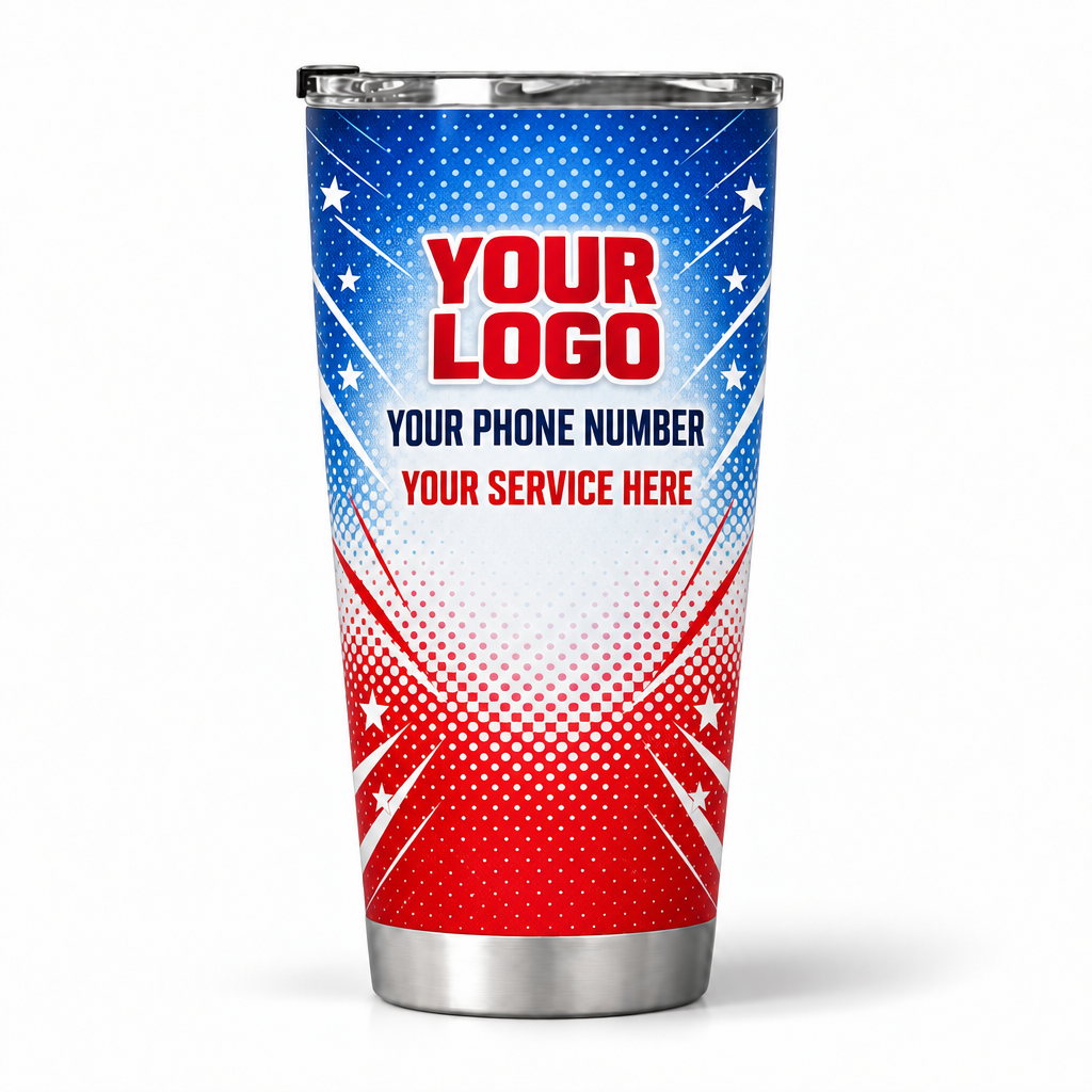 WCN008 personalized tumbler 20oz back product mockup