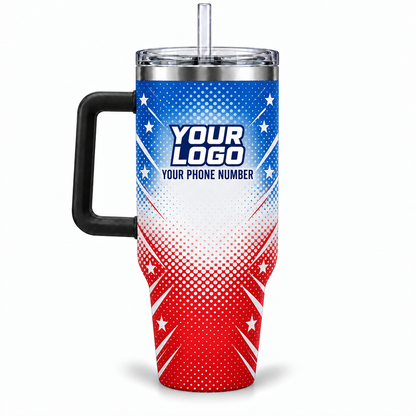 WCN008 personalized tumbler 40oz back product mockup