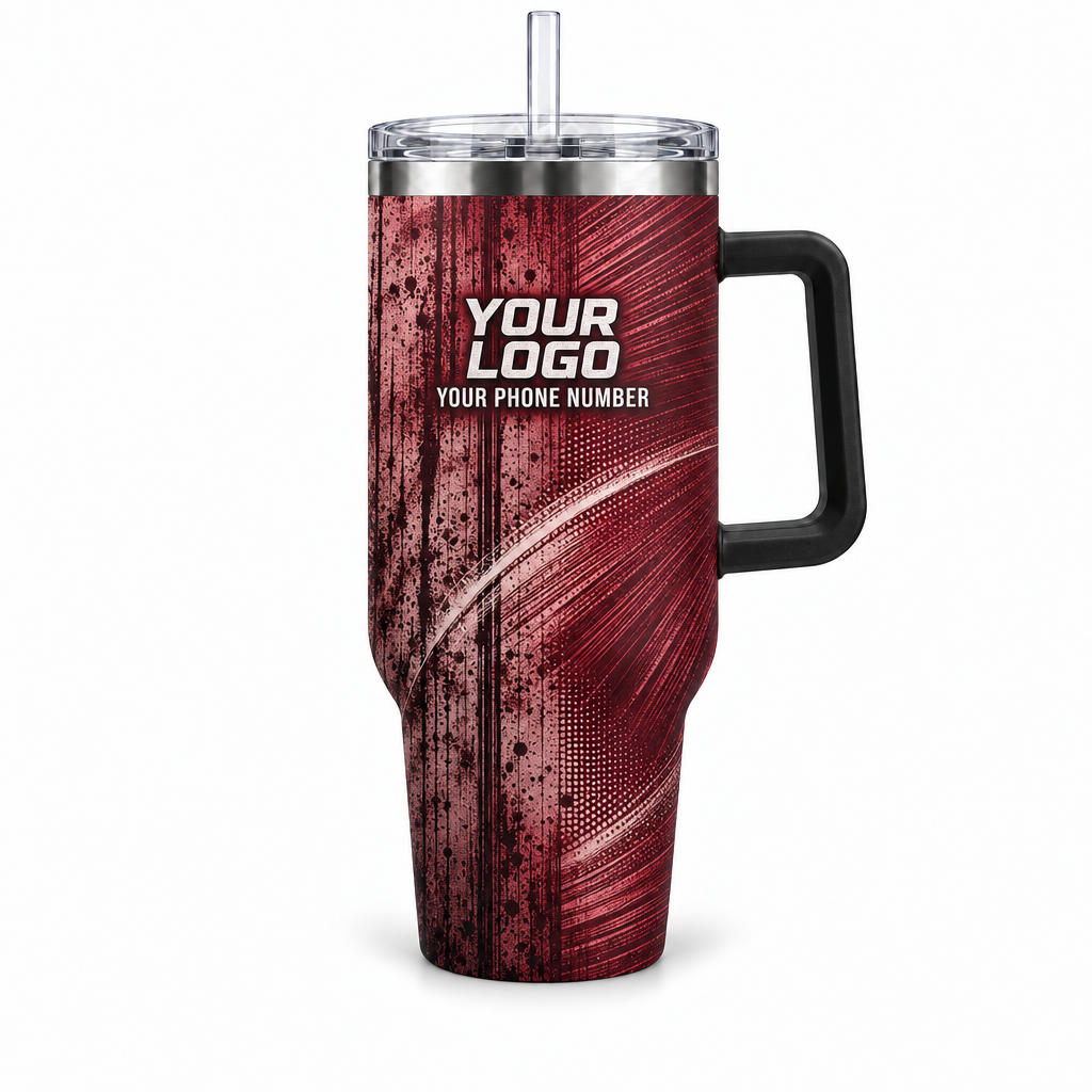 WCN009 personalized tumbler 40oz front product mockup