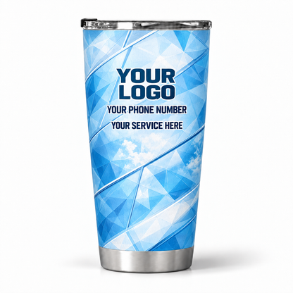 WCN010 personalized tumbler 20oz back product mockup