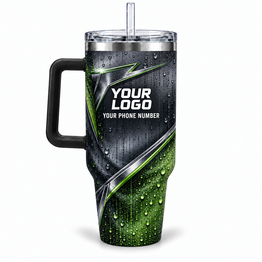 WCN011 personalized tumbler 40oz back product mockup