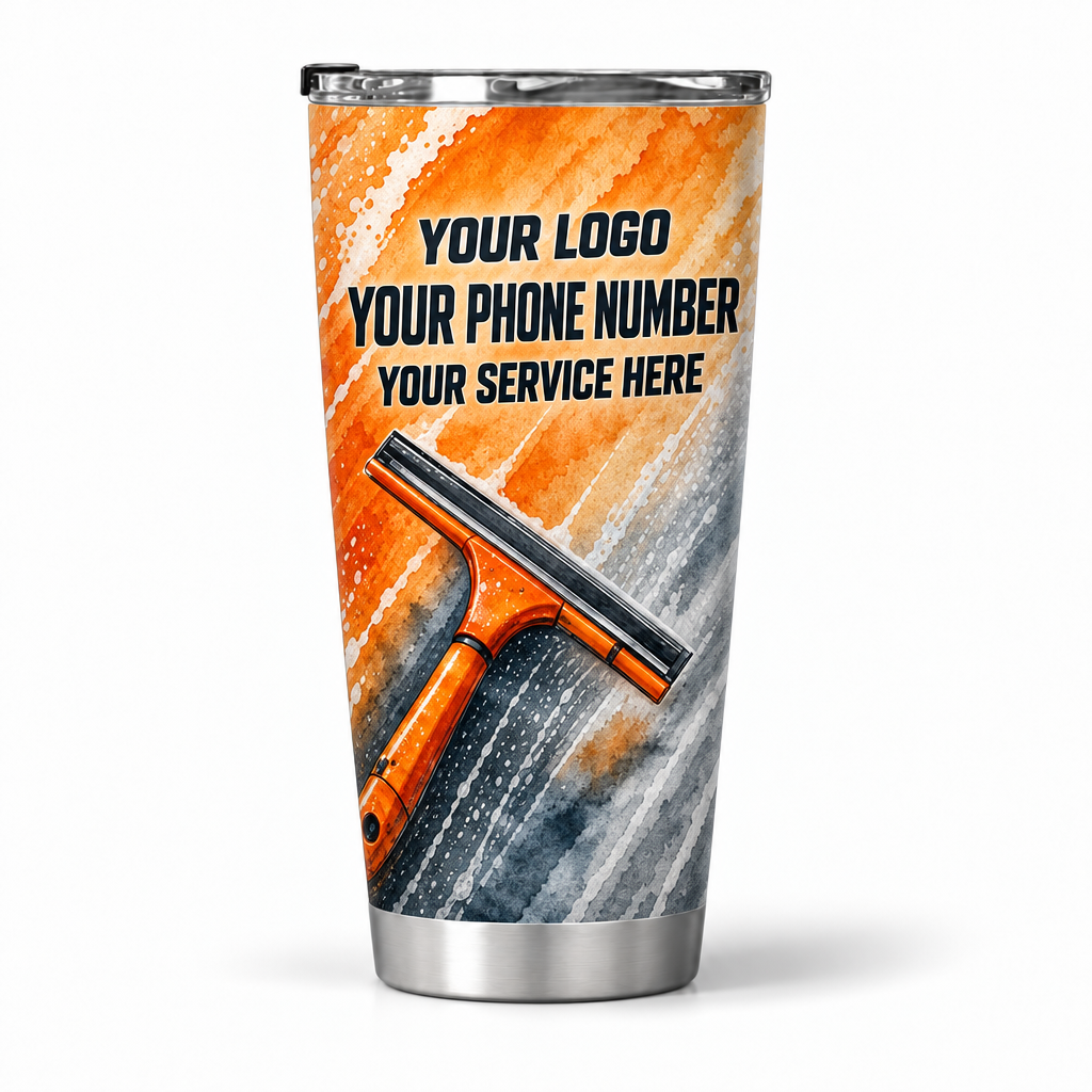 WCN013 personalized tumbler 20oz back product mockup