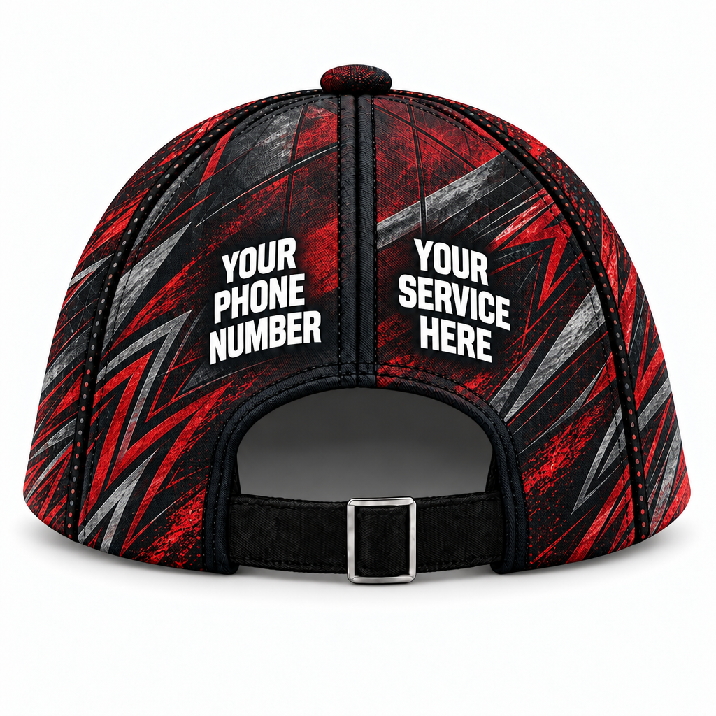WCN014 personalized cap back product mockup