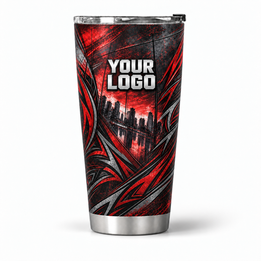 WCN014 personalized tumbler 20oz front product mockup