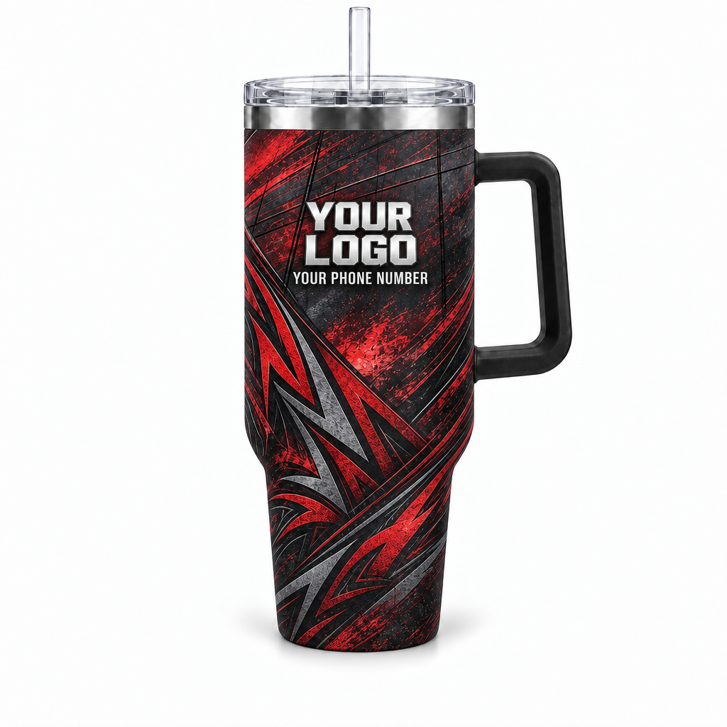 WCN014 personalized tumbler 40oz front product mockup