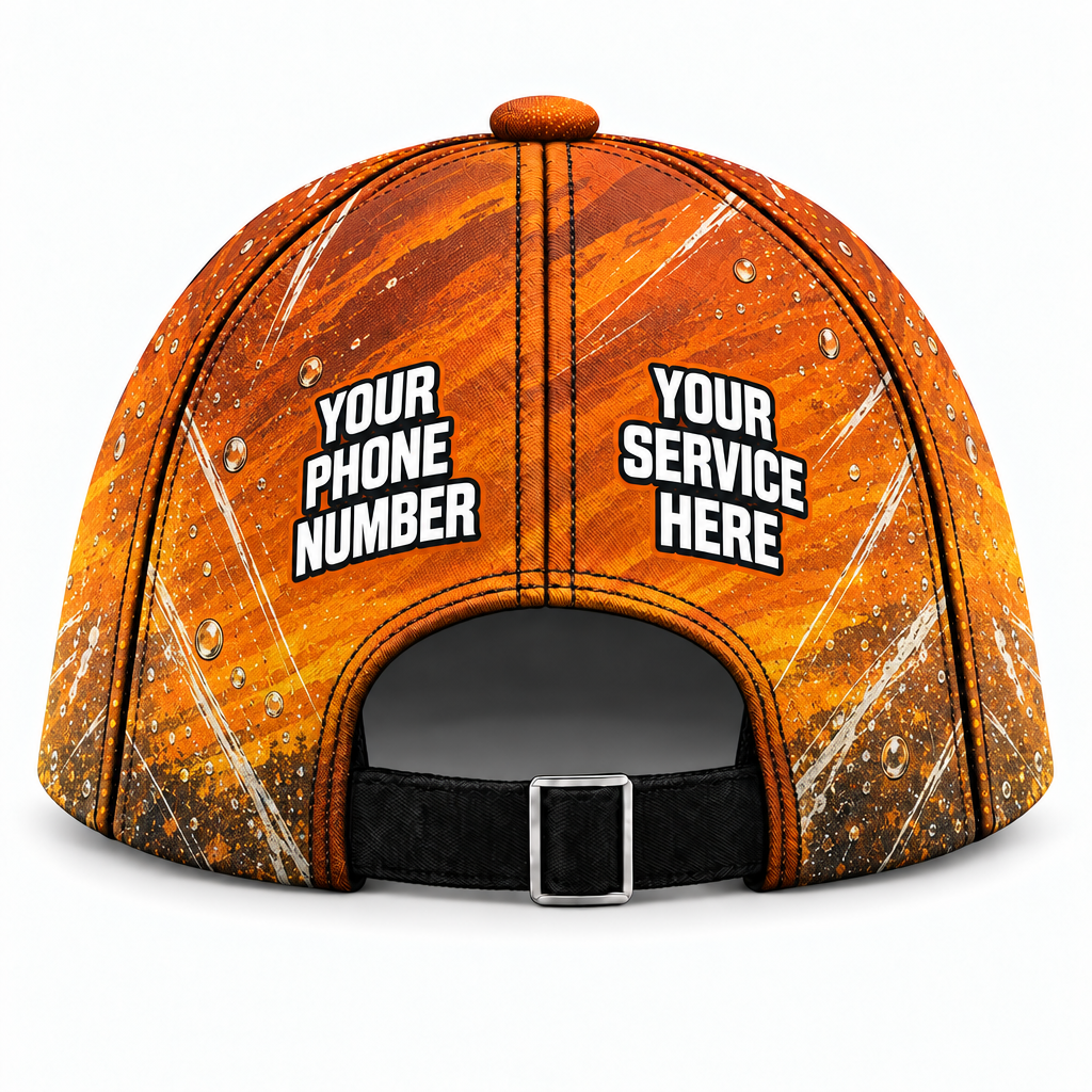 WCN015 personalized cap back product mockup