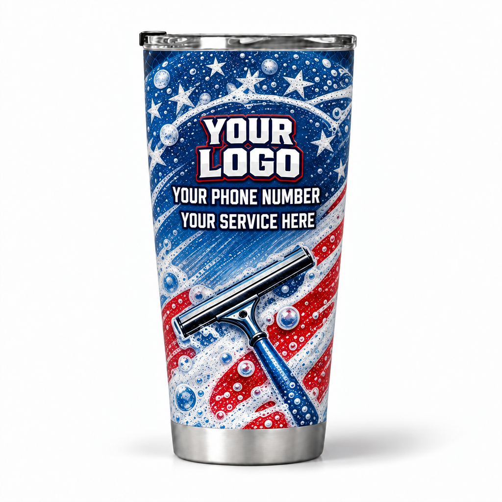 WCN016 personalized tumbler 20oz back product mockup