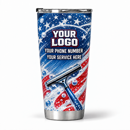 WCN016 personalized tumbler 20oz back product mockup