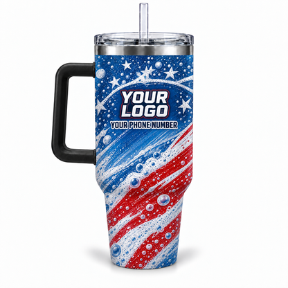 WCN016 personalized tumbler 40oz back product mockup
