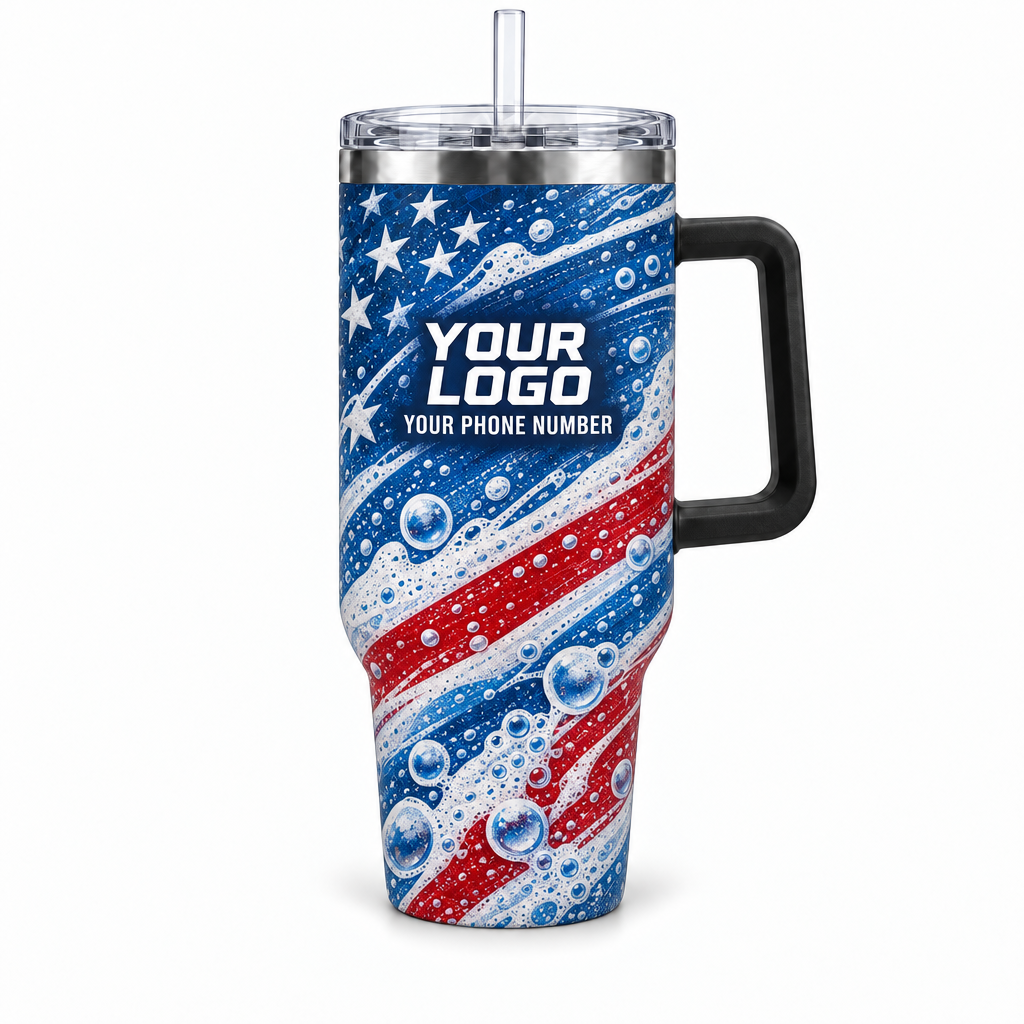 WCN016 personalized tumbler 40oz front product mockup