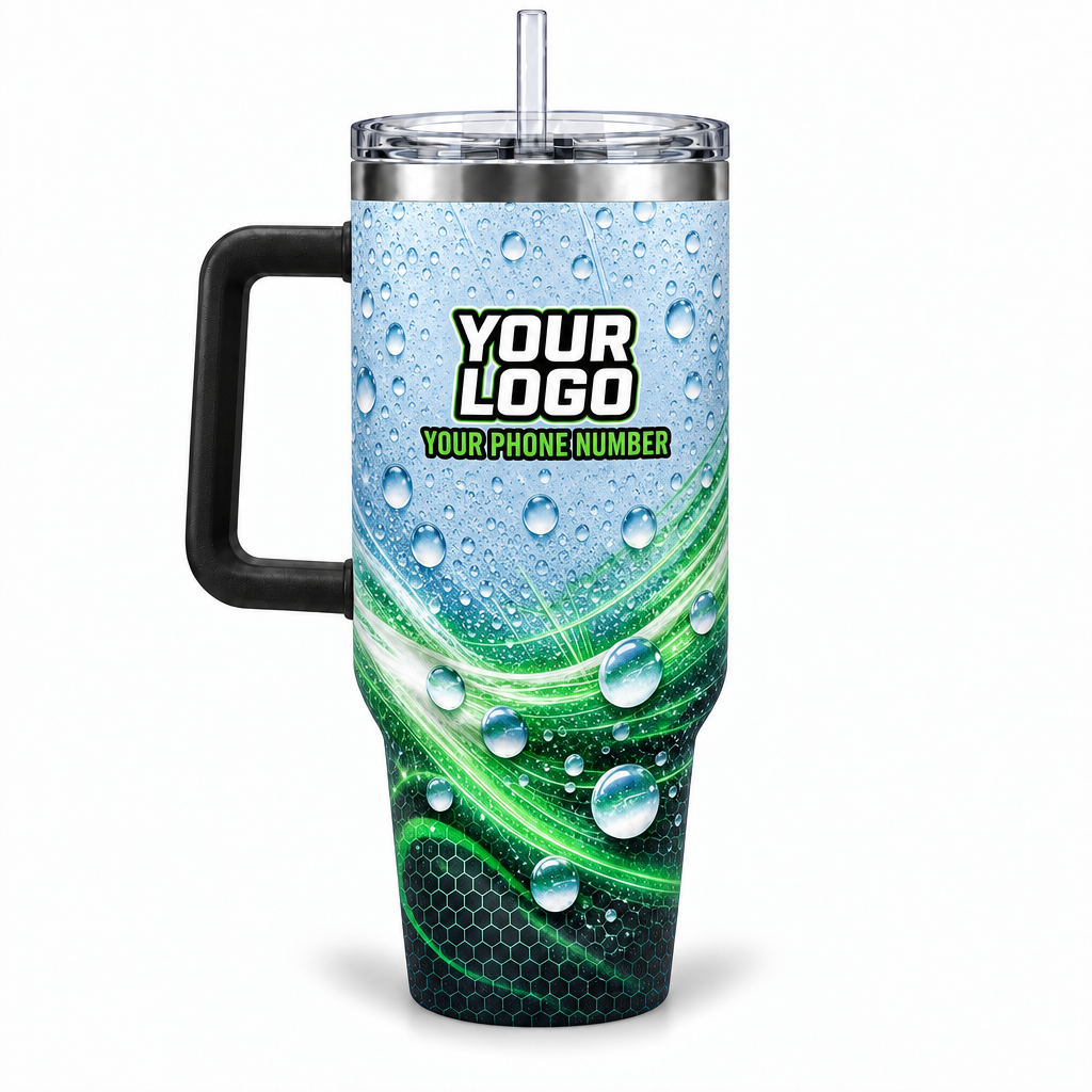 WCN017 personalized tumbler 40oz back product mockup