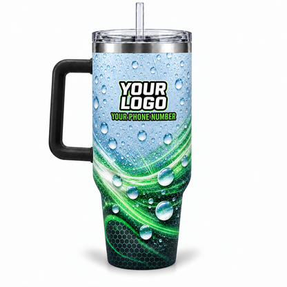 WCN017 personalized tumbler 40oz back product mockup