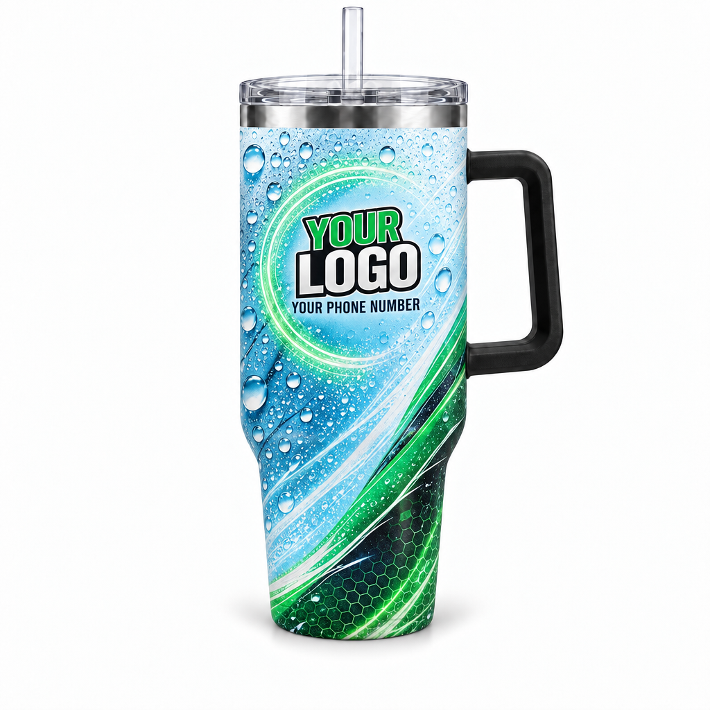WCN017 personalized tumbler 40oz front product mockup