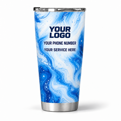 WCN018 personalized tumbler 20oz back product mockup