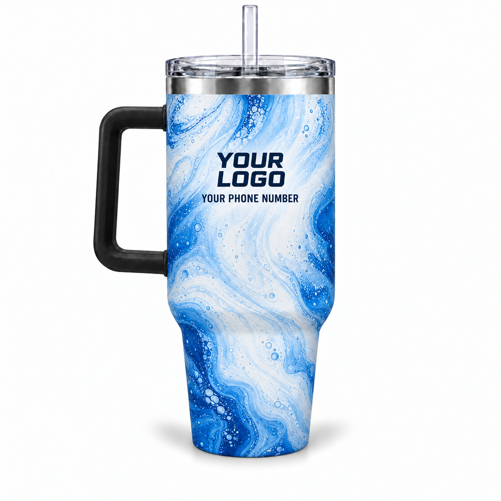 WCN018 personalized tumbler 40oz back product mockup