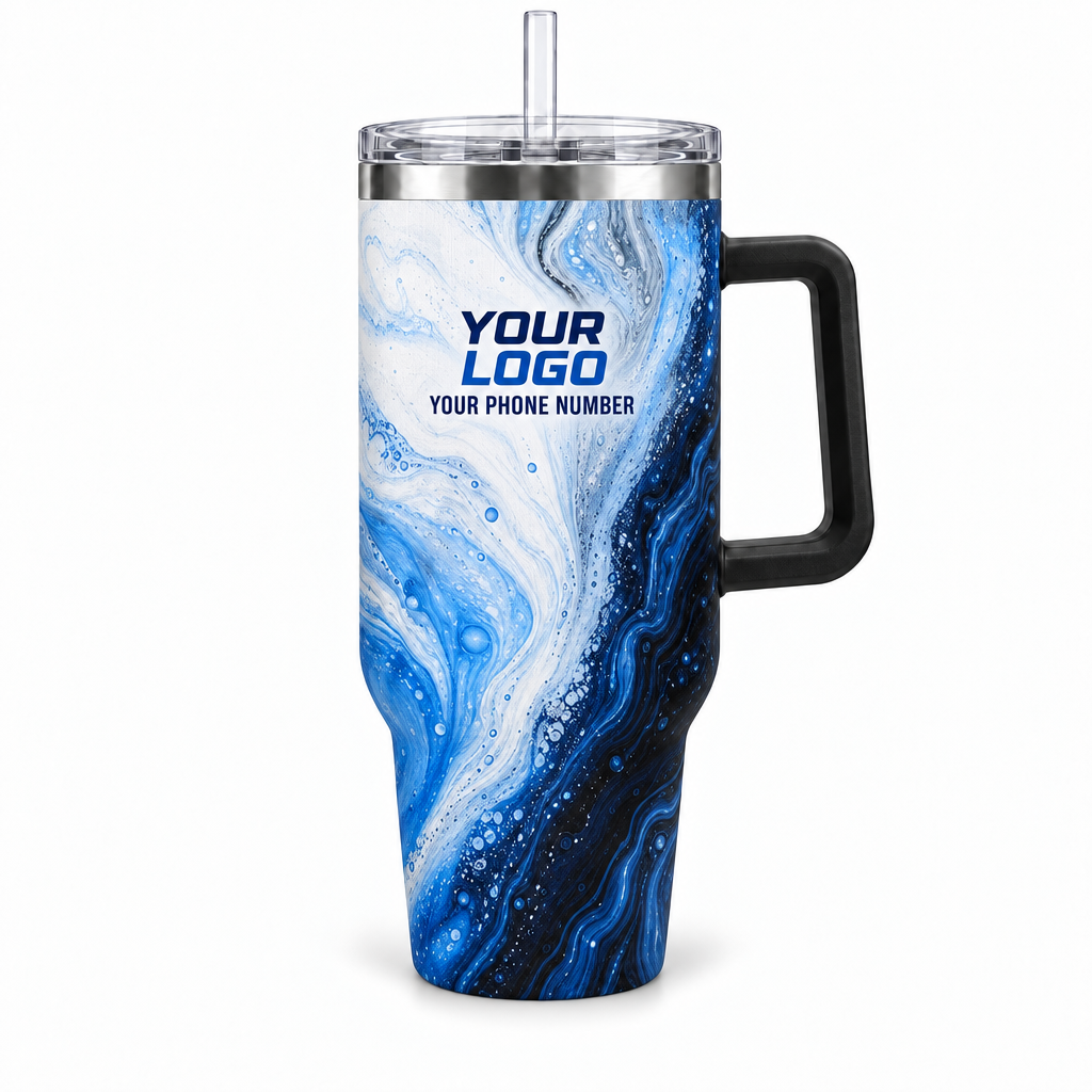 WCN018 personalized tumbler 40oz front product mockup