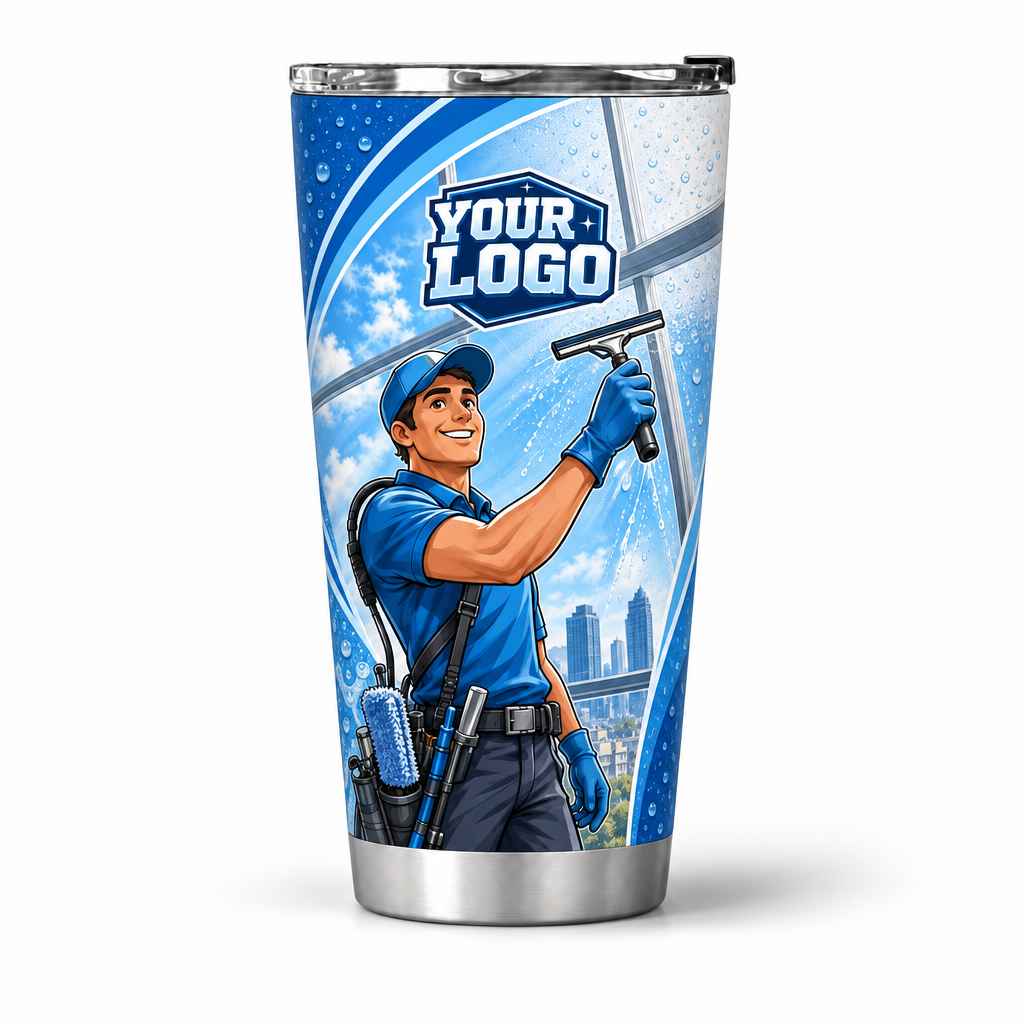 WCN019 personalized tumbler 20oz front product mockup