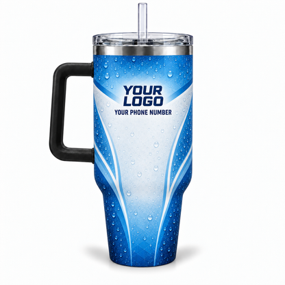 WCN019 personalized tumbler 40oz back product mockup