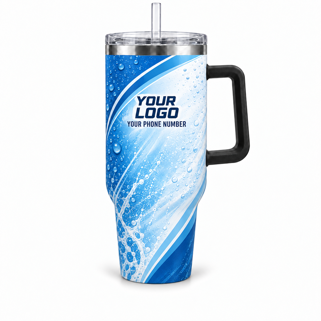 WCN019 personalized tumbler 40oz front product mockup