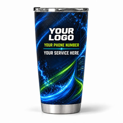 WCN021 personalized tumbler 20oz back product mockup