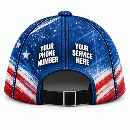WCN022 personalized cap back product mockup