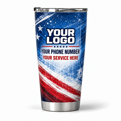 WCN022 personalized tumbler 20oz back product mockup