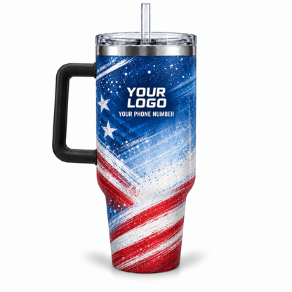 WCN022 personalized tumbler 40oz back product mockup