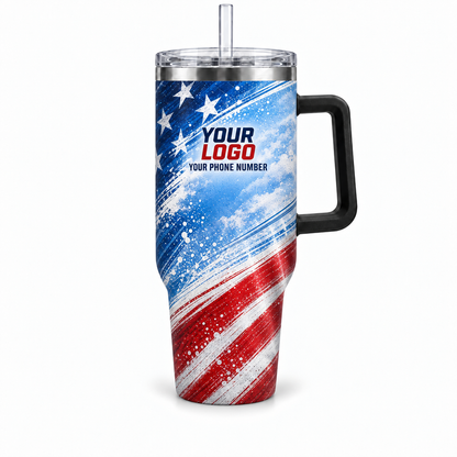 WCN022 personalized tumbler 40oz front product mockup
