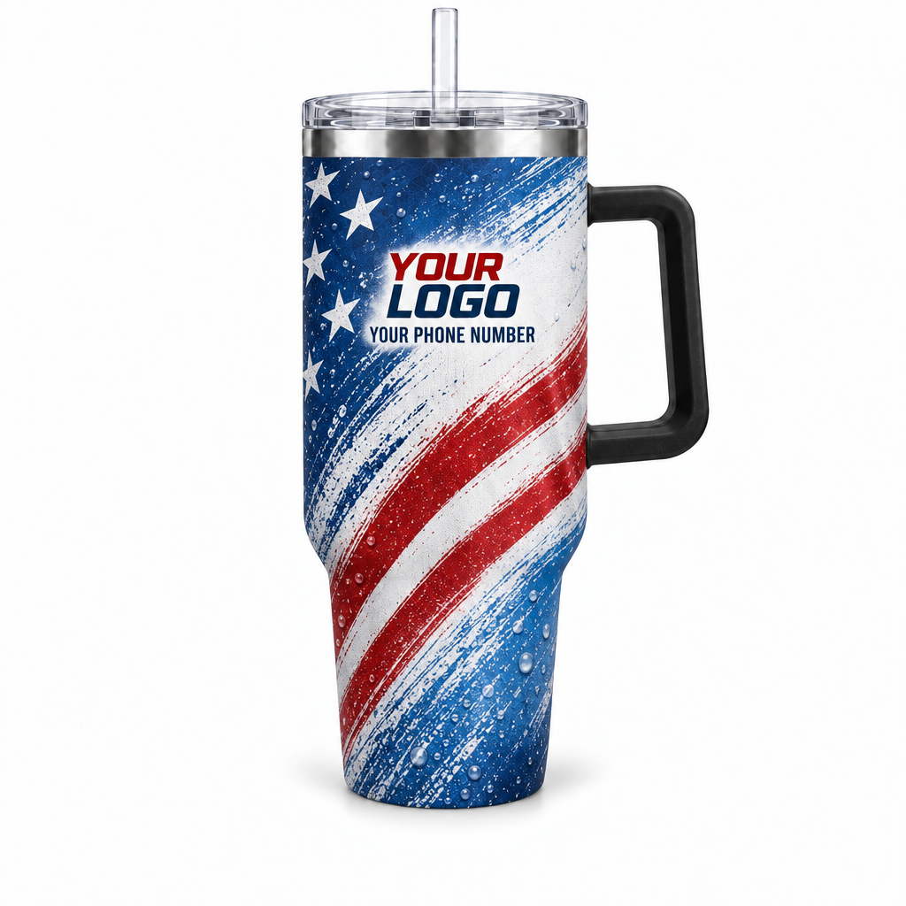 WCN023 personalized tumbler 40oz front product mockup