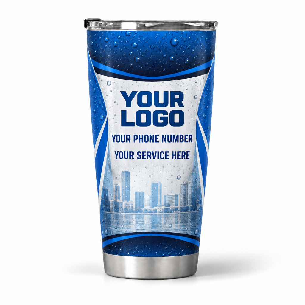 WCN024 personalized tumbler 20oz back product mockup