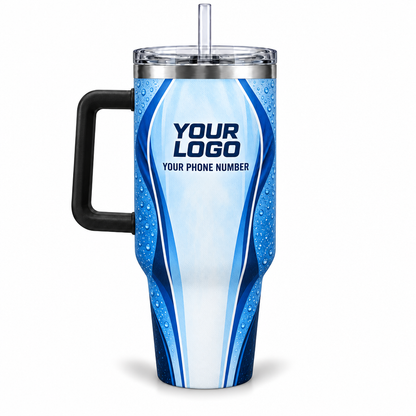WCN025 personalized tumbler 40oz back product mockup