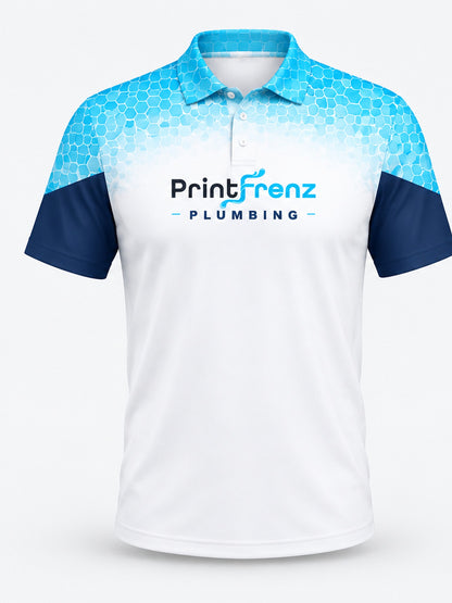 PLP006 - Custom Plumbing Polo - Hex Yoke - front