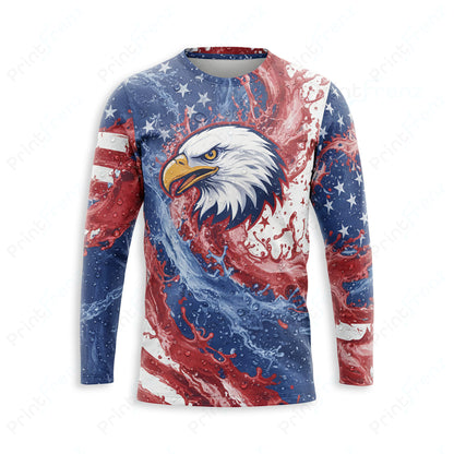 DT0002PWPP Pressure Patriot work shirt — front view, custom logo