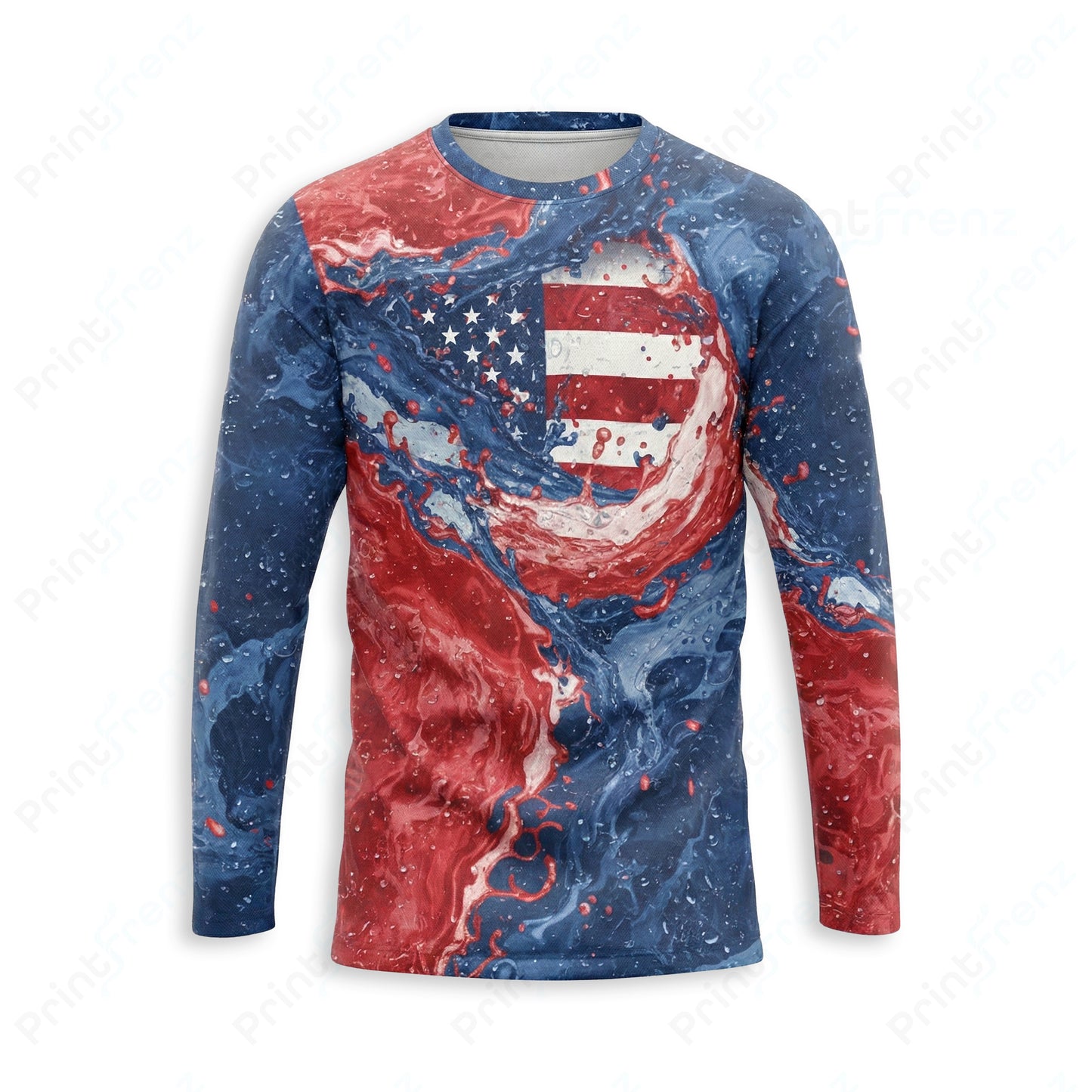 DT0003PWPP Pressure Patriot work shirt — front view, custom logo