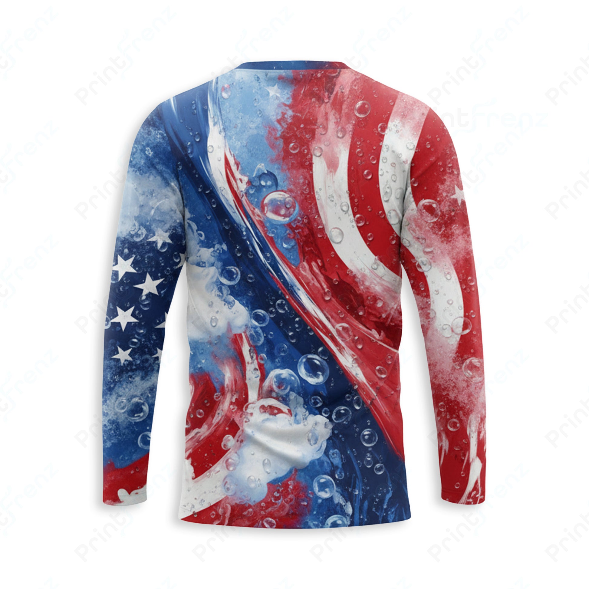 DT0008PWPP Pressure Patriot work shirt — back view, bleach-proof