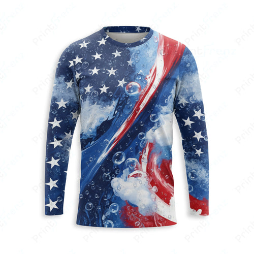 DT0008PWPP Pressure Patriot work shirt — front view, custom logo