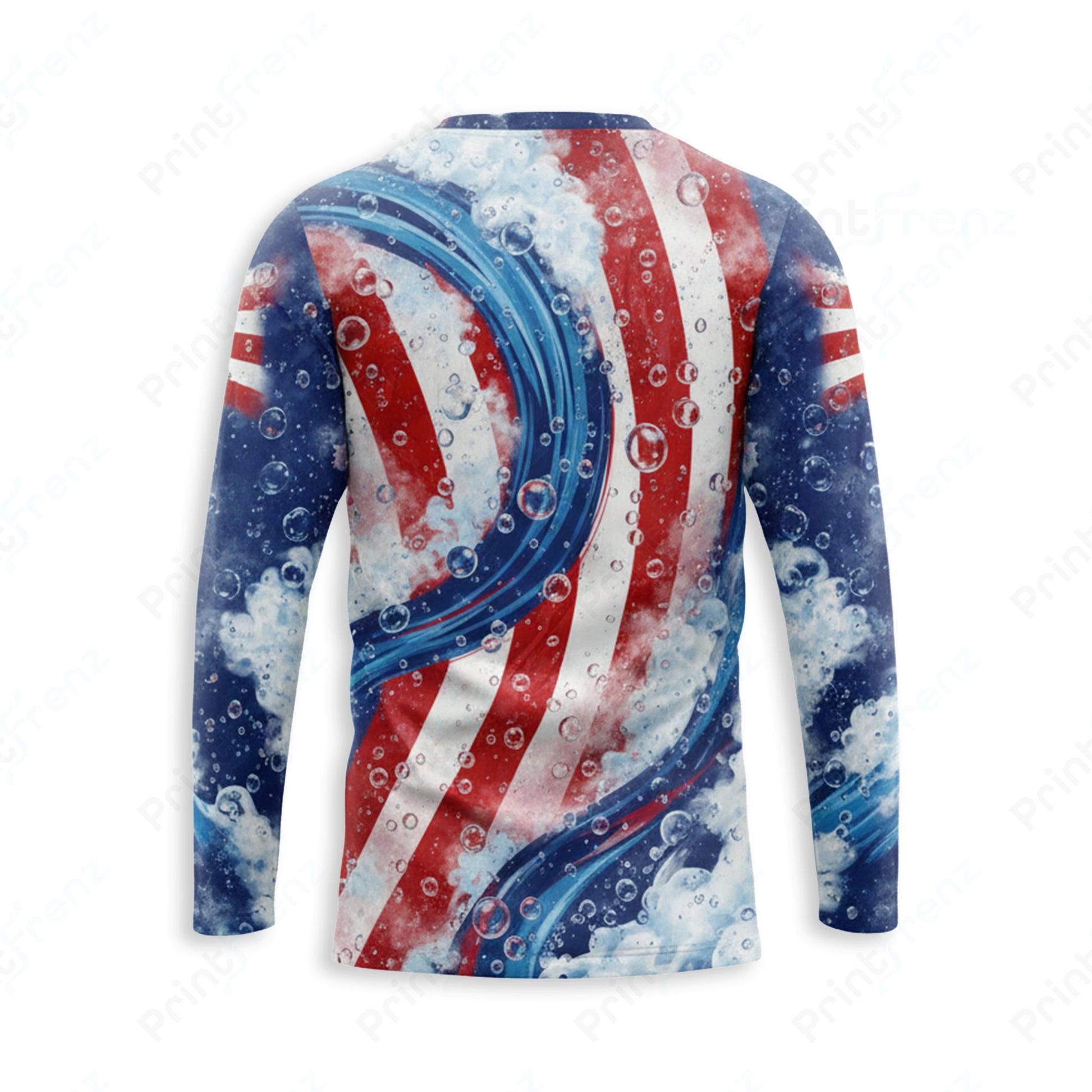 DT0009PWPP Pressure Patriot work shirt — back view, bleach-proof