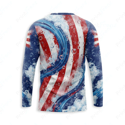 DT0009PWPP Pressure Patriot work shirt — back view, bleach-proof