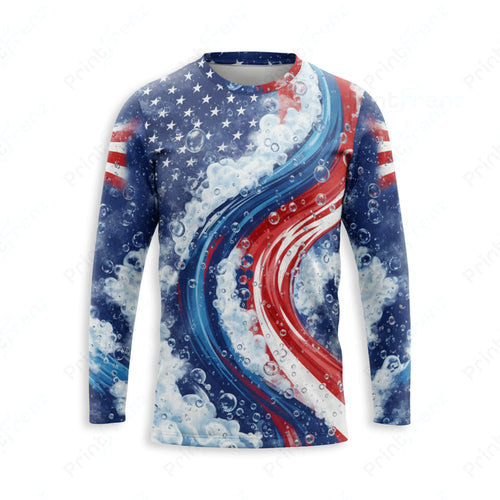 DT0009PWPP Pressure Patriot work shirt — front view, custom logo