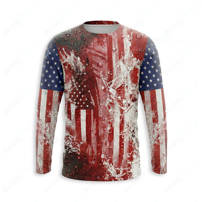 DT0010PWPP Pressure Patriot work shirt — front view, custom logo