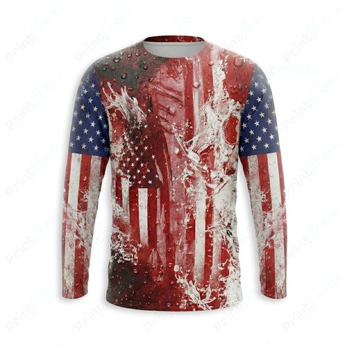 DT0010PWPP Pressure Patriot work shirt — front view, custom logo