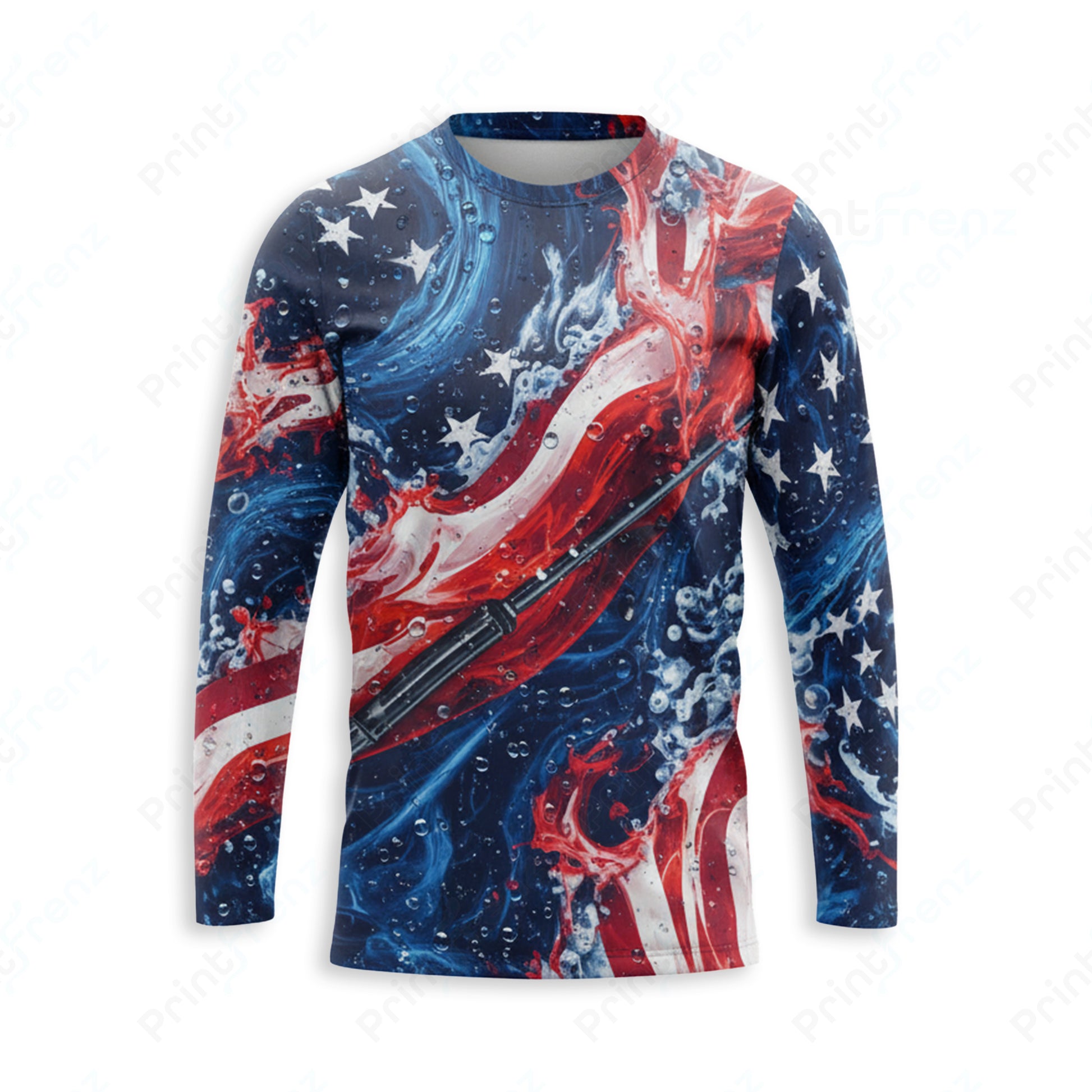 DT0011PWPP Pressure Patriot work shirt — front view, custom logo