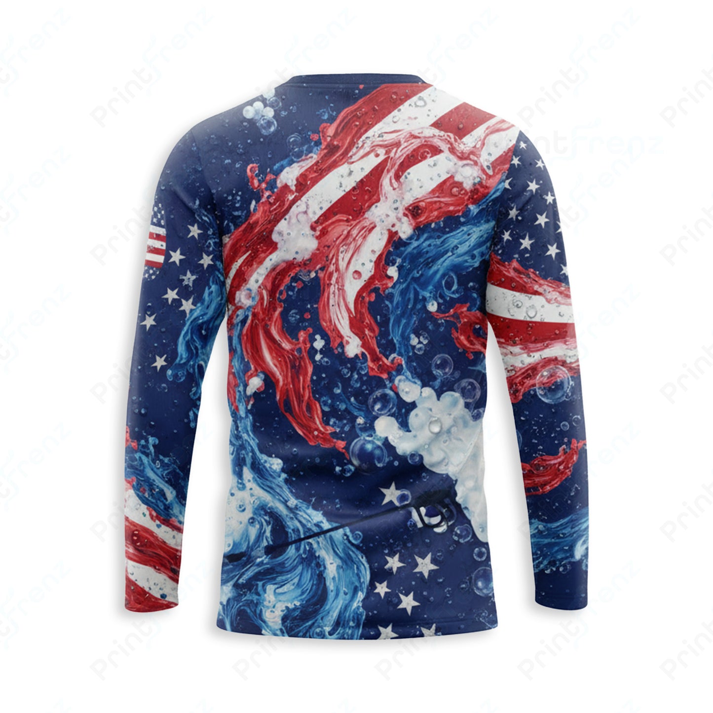 DT0012PWPP Pressure Patriot work shirt — back view, bleach-proof