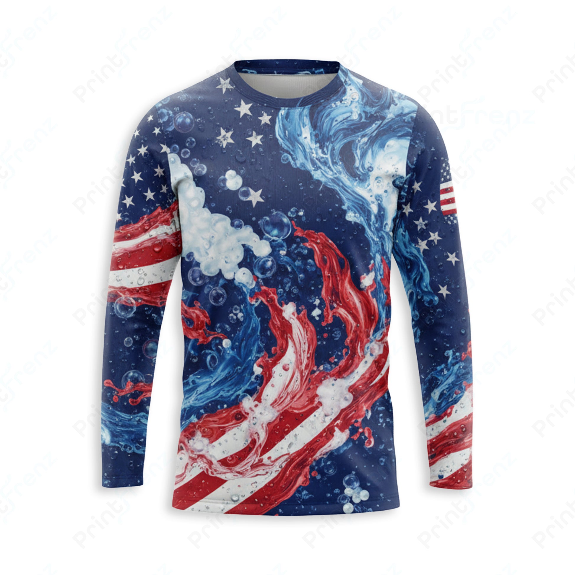DT0012PWPP Pressure Patriot work shirt — front view, custom logo