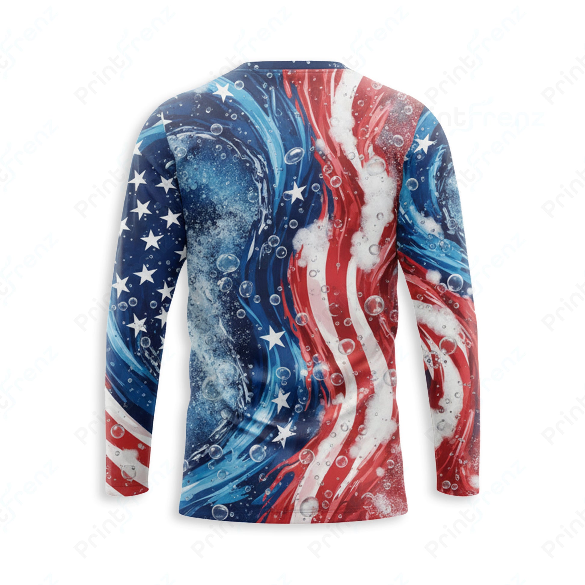 DT0013PWPP Pressure Patriot work shirt — back view, bleach-proof